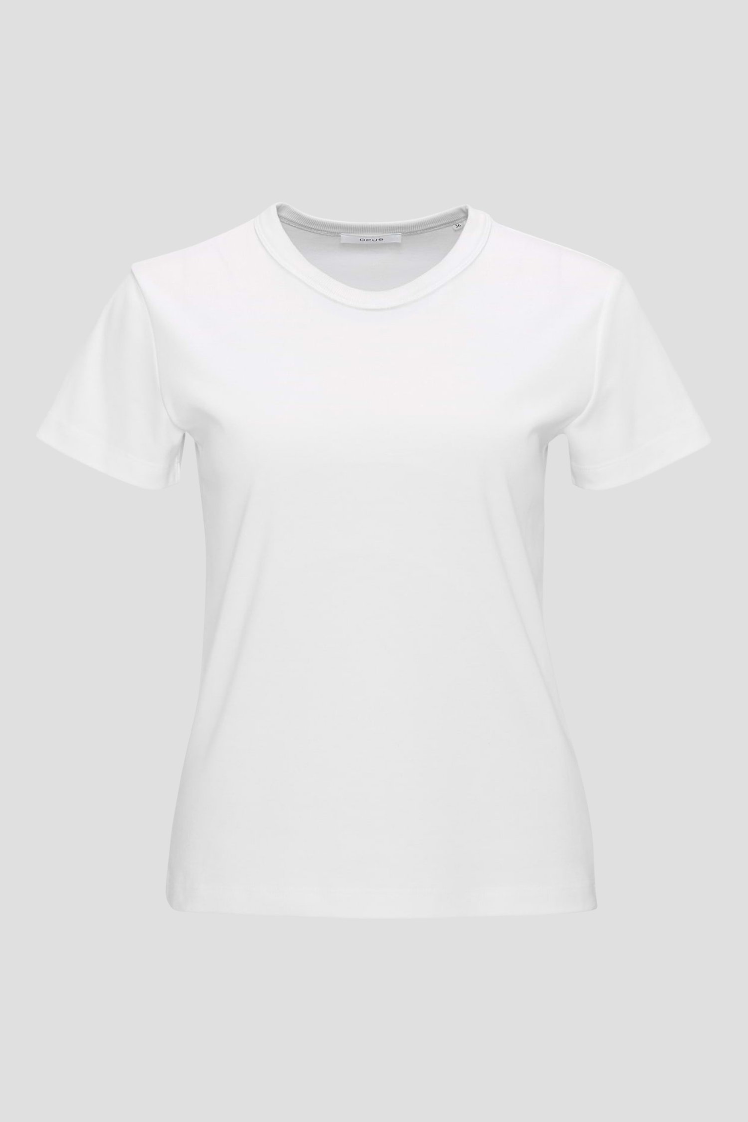 Wit basic T-shirt van Opus voor Dames