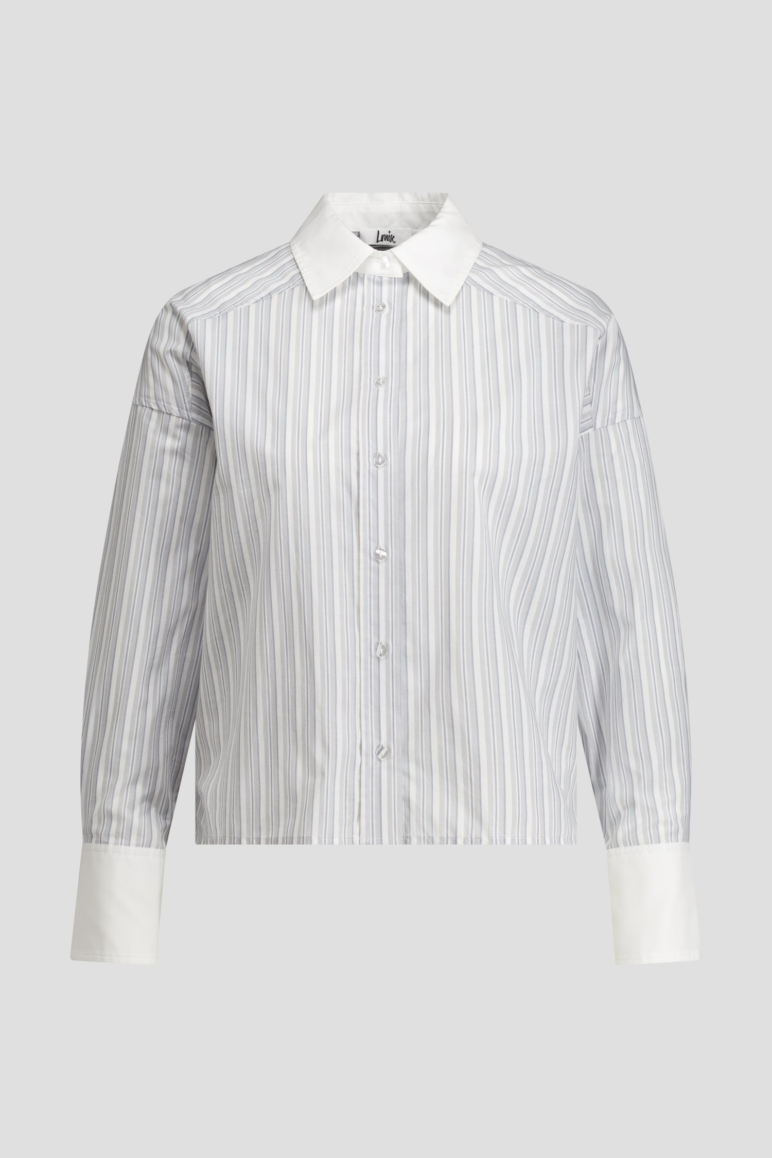 Productfoto 1 van Wit-grijs gestreepte blouse door Louise voor Dames