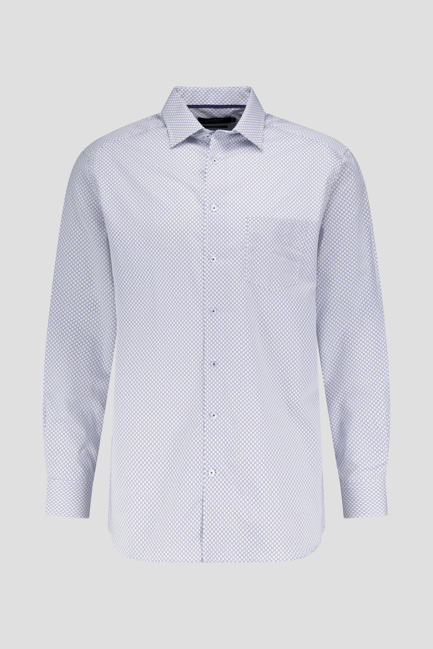 Productfoto 3 van Wit hemd met fijne print - Comfort fit door Dansaert Black voor Heren