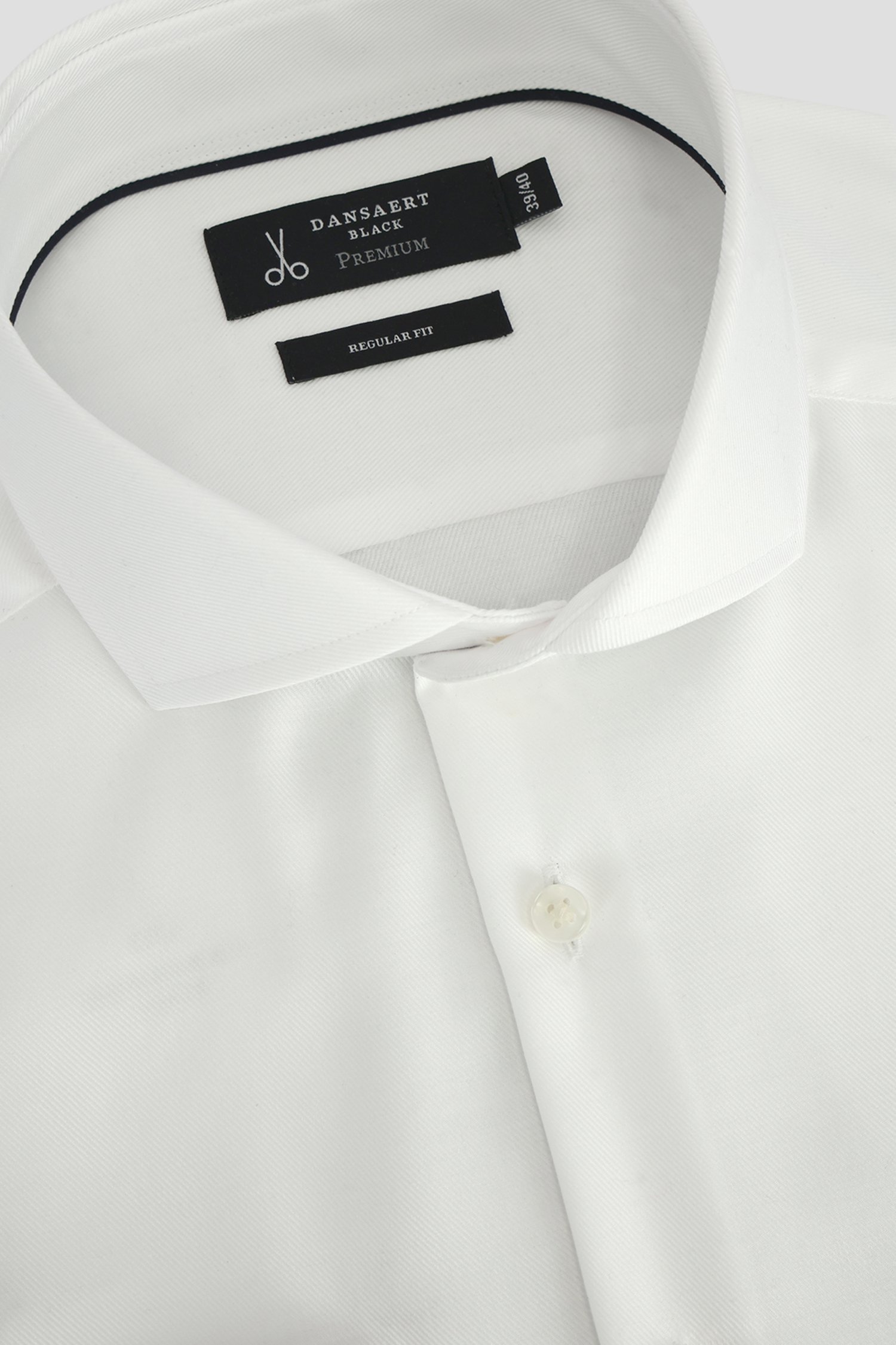 Wit hemd - Regular fit van Dansaert Black voor Heren