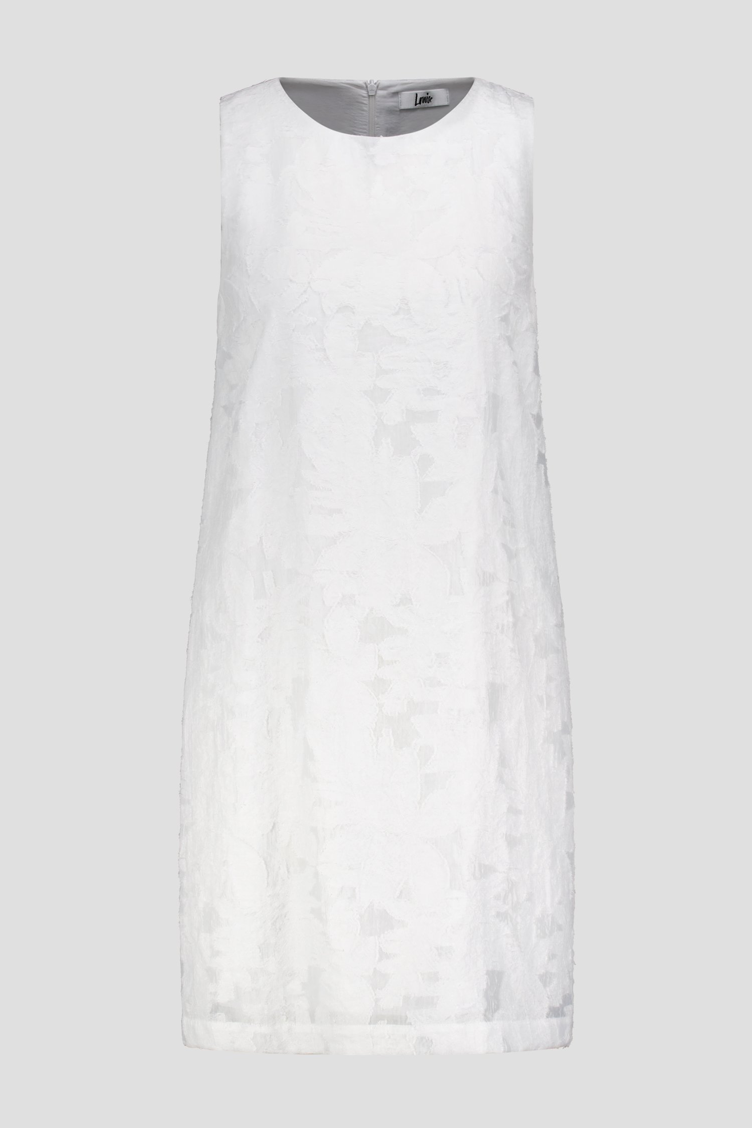 Productfoto 1 van Wit mouwloos kleedje met broderie door Louise voor Dames