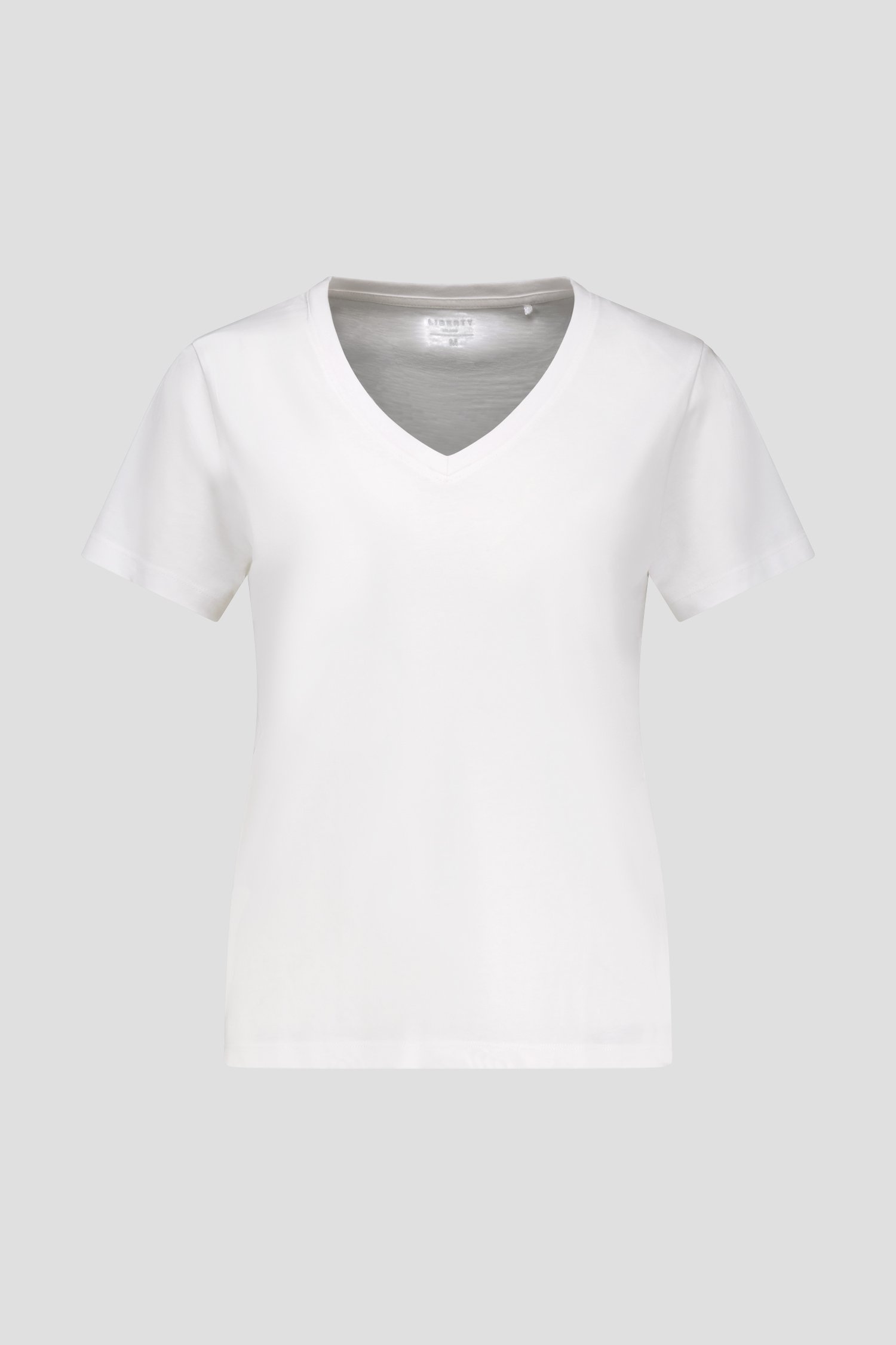Wit T-shirt met V- hals van Liberty Island voor Dames