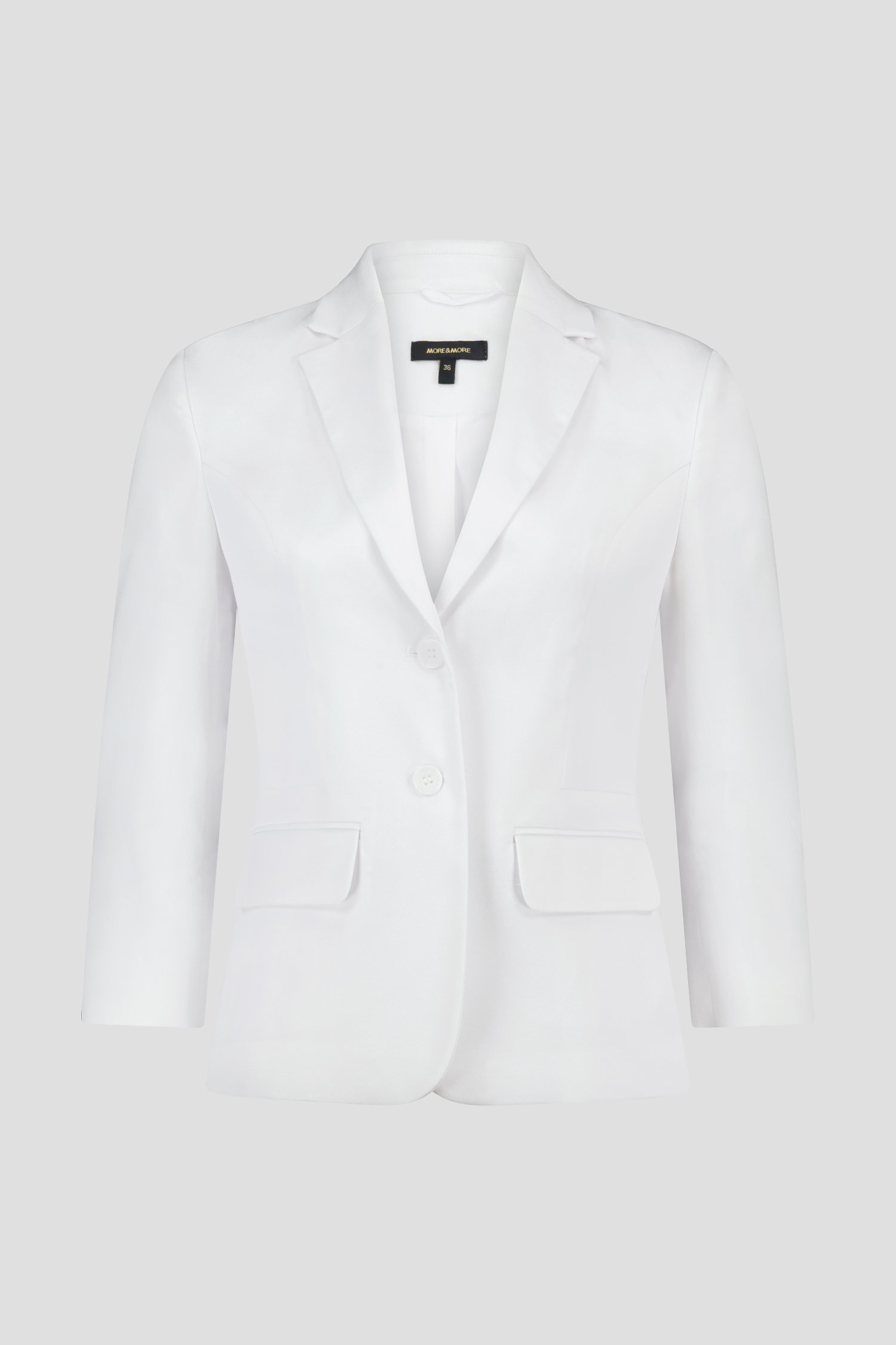 Verstelbaar Skalk rekken Witte blazer van More & More | 9869142 | e5