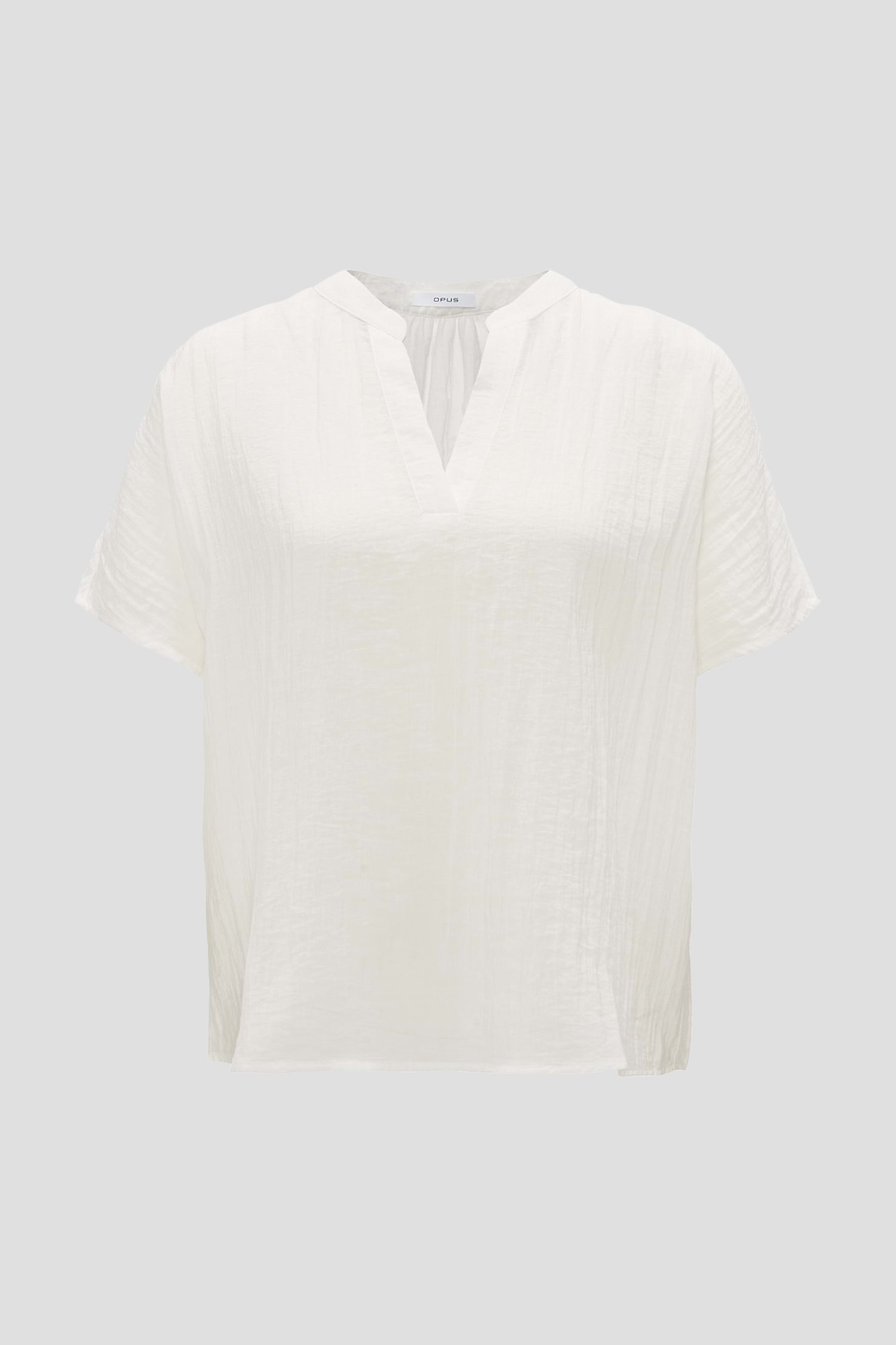 Witte blouse met korte mouwen van Opus voor Dames