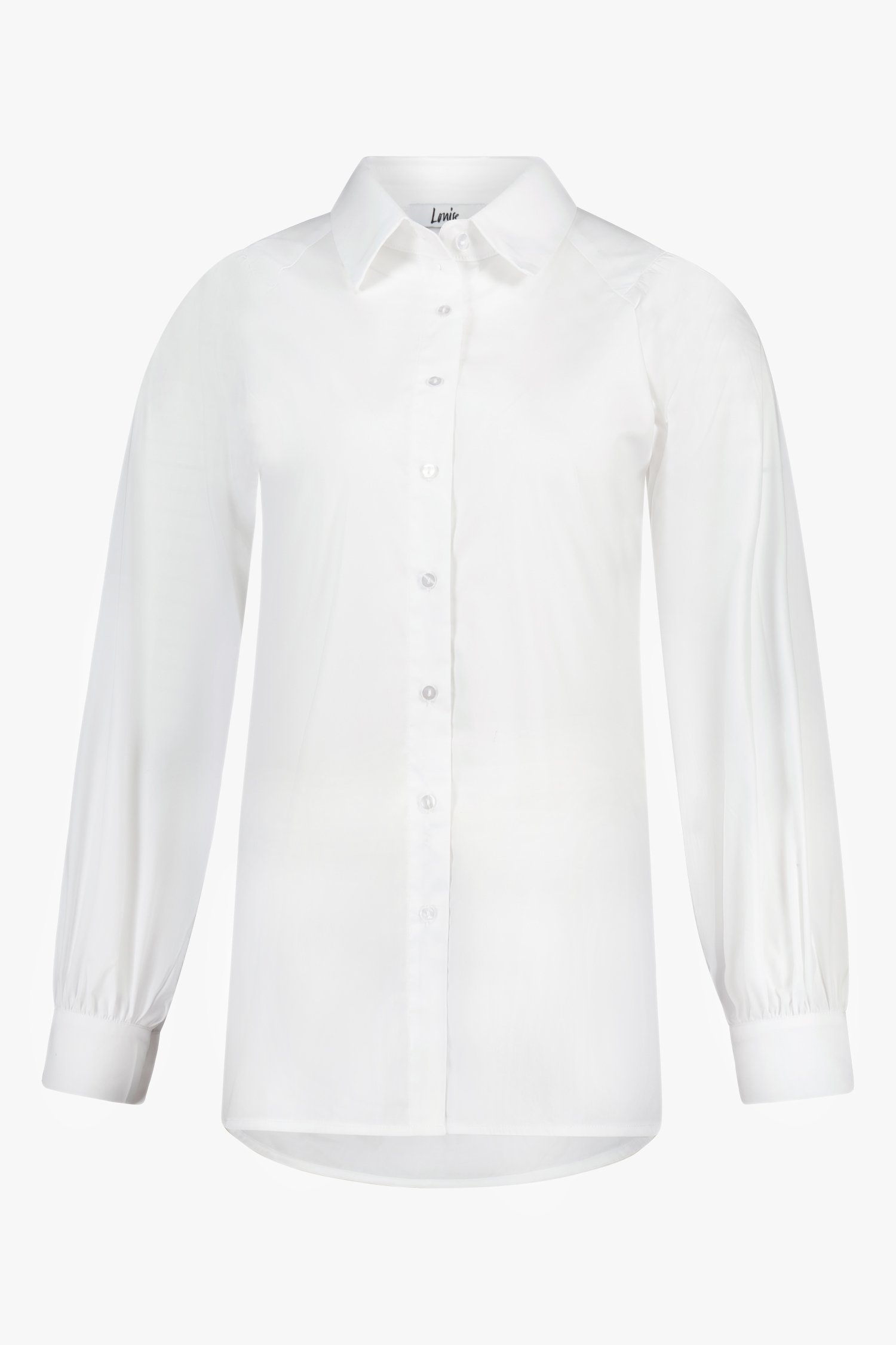 Witte blouse met pofmouwen van Louise voor Dames