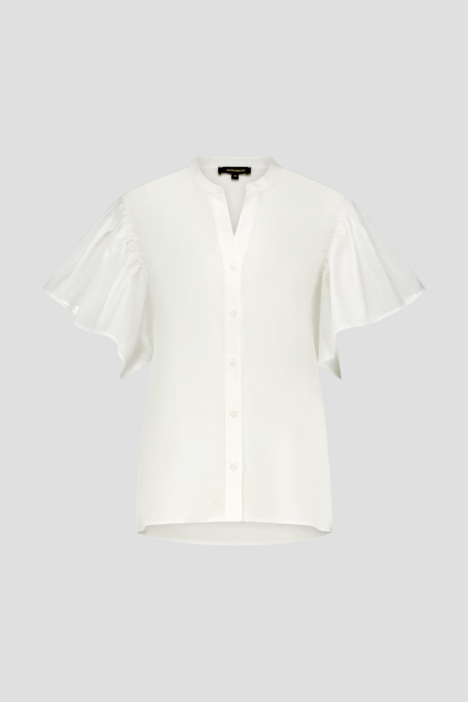 Witte blouse met vlindermouwen van More & More voor Dames