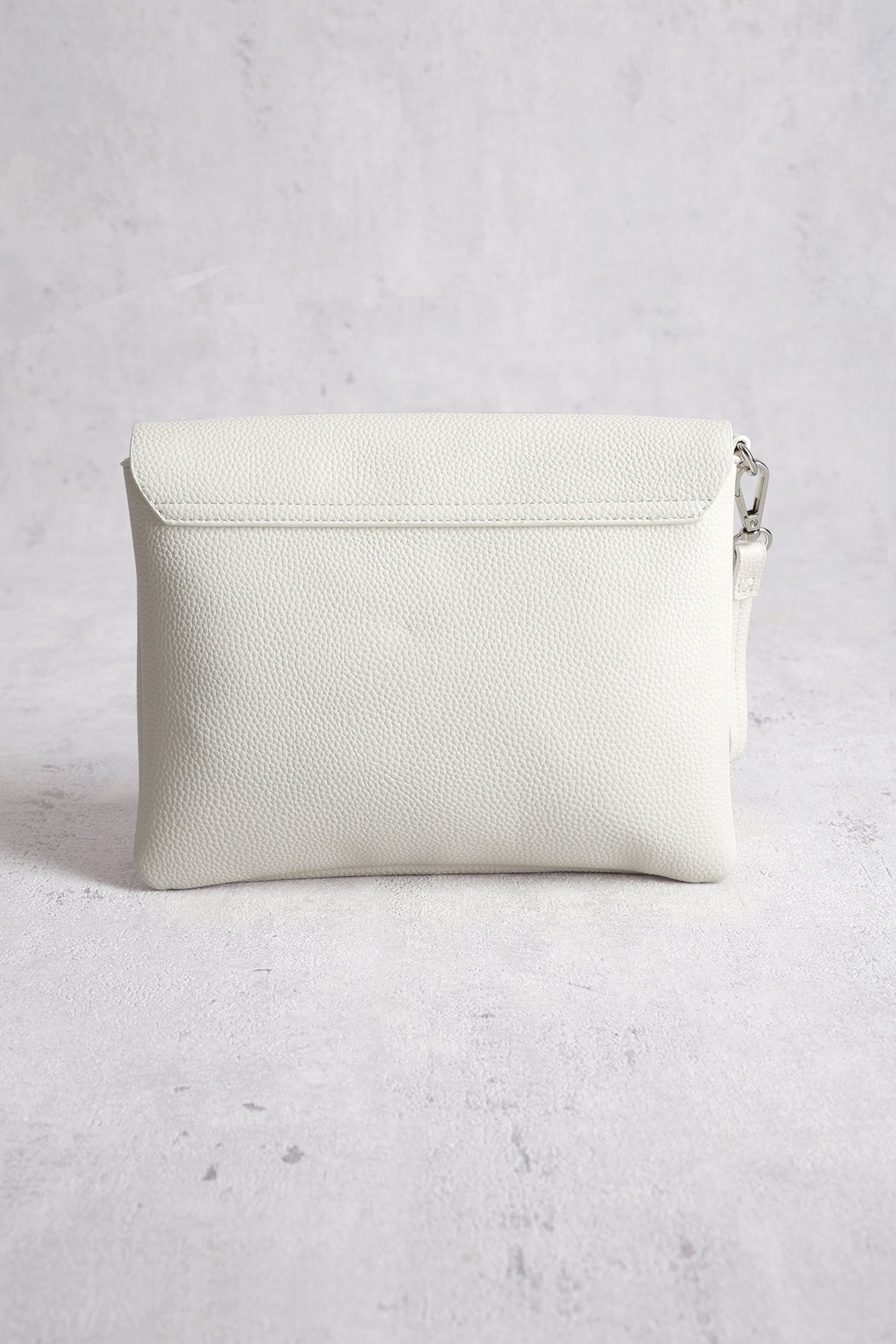 Achterkant van Witte handtas met lederlook door Liberty Island voor Dames