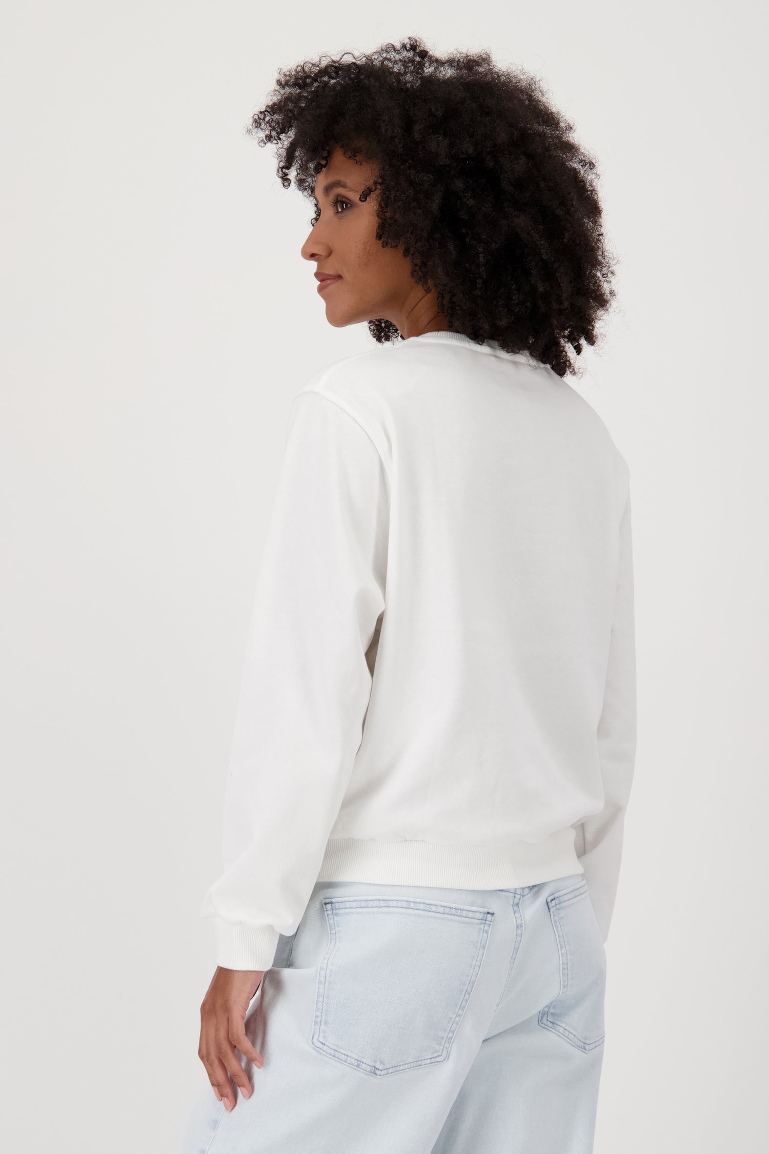 Witte sweater met borduursel van Louise voor Dames