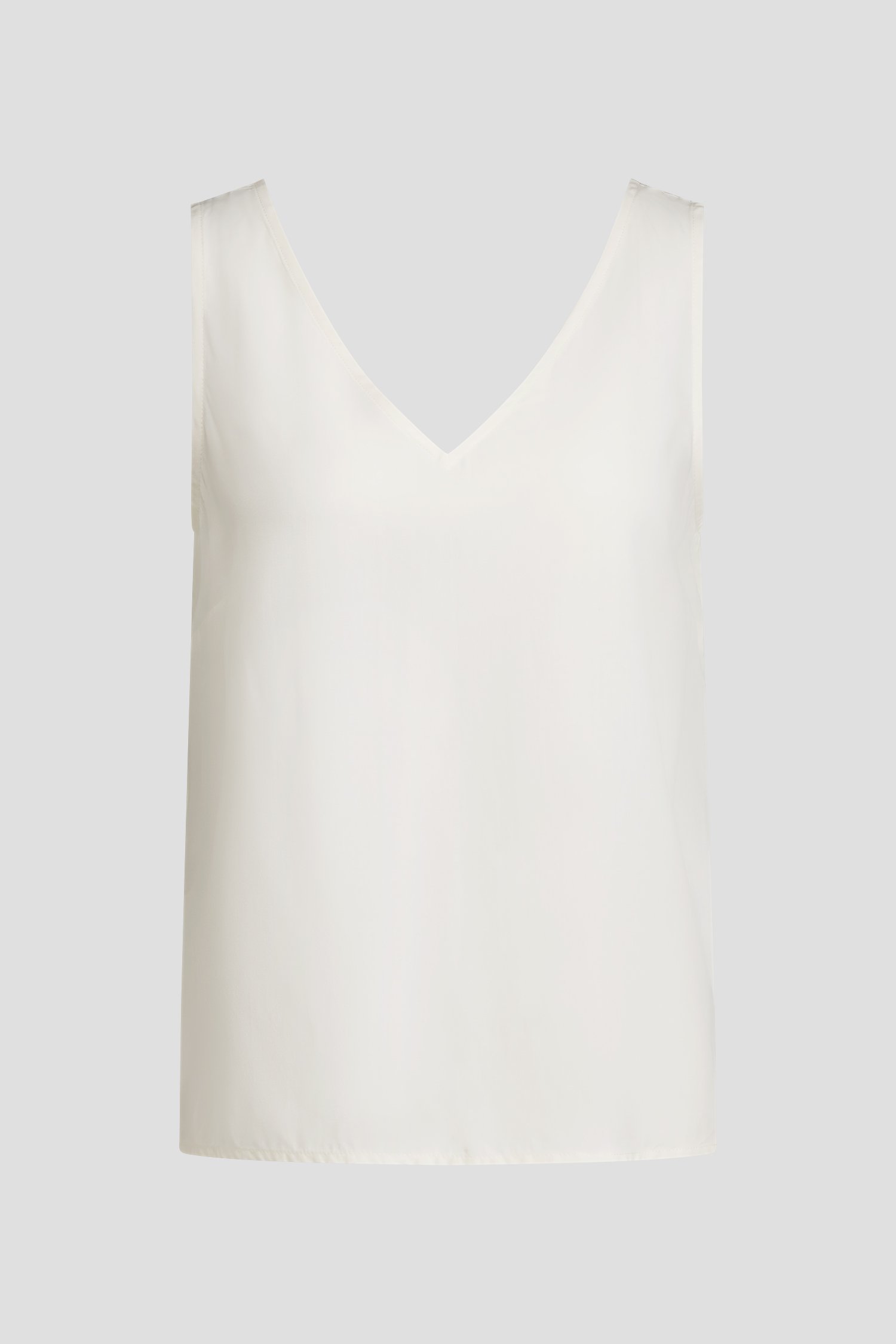 Productfoto 1 van Witte top met dubbele V-hals door AC by Annelien Coorevits voor Dames