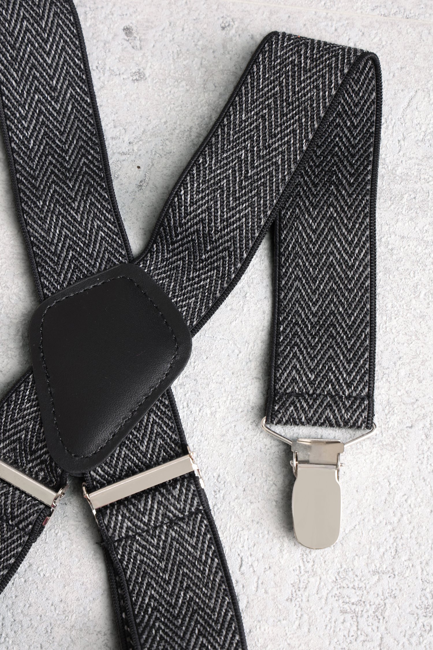 Productfoto 1 van Zwart-grijze bretellen door Liberty Island voor Heren