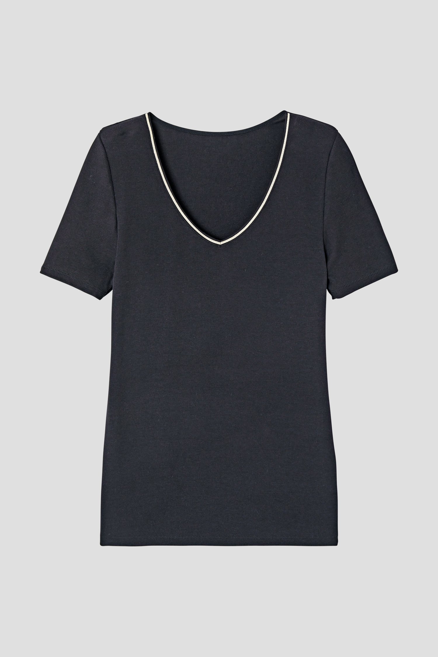 Productfoto 1 van Zwart thermoshirt met korte mouwen door Liberty Island voor Dames