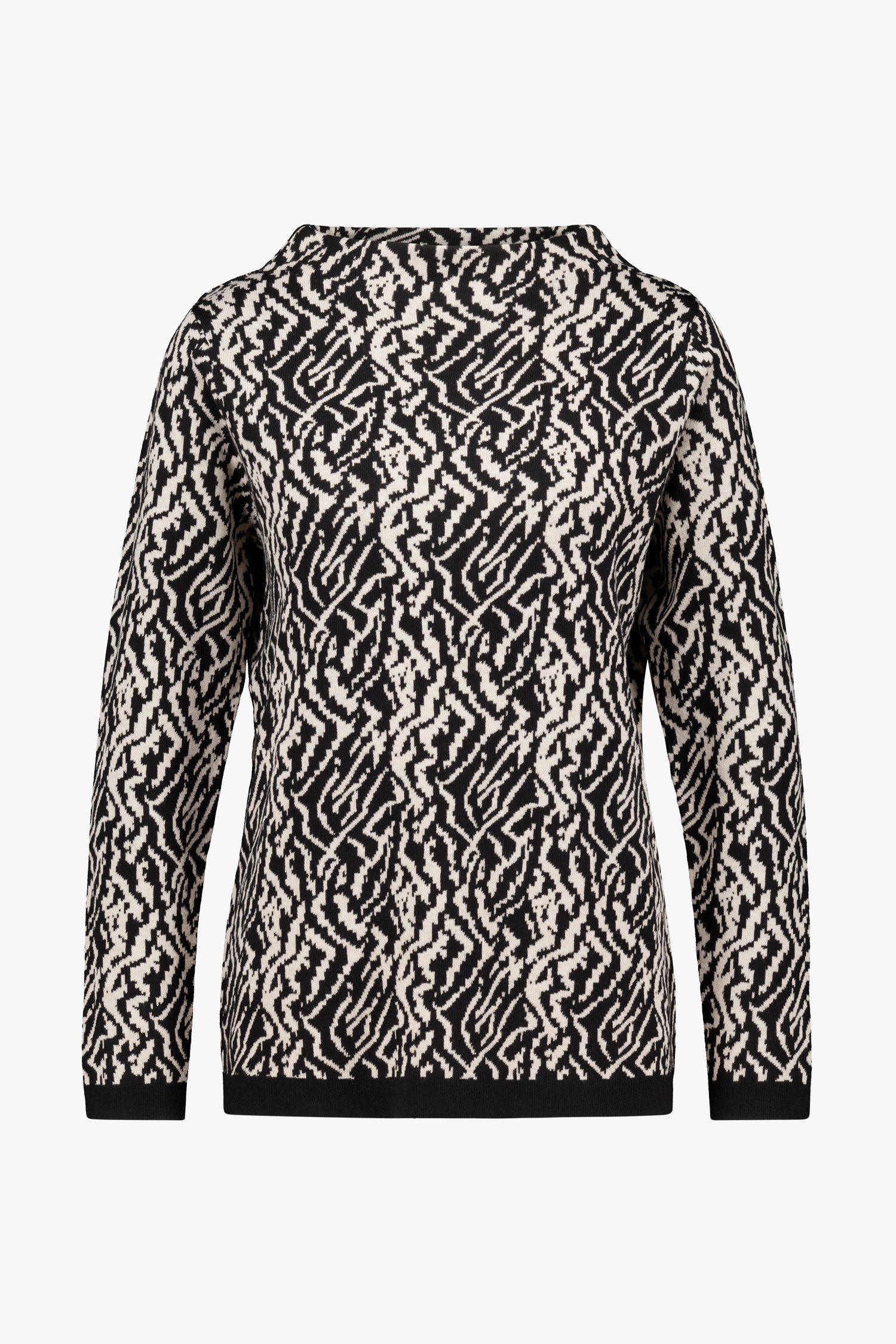 Zwart truitje met ecru print van Signature voor Dames