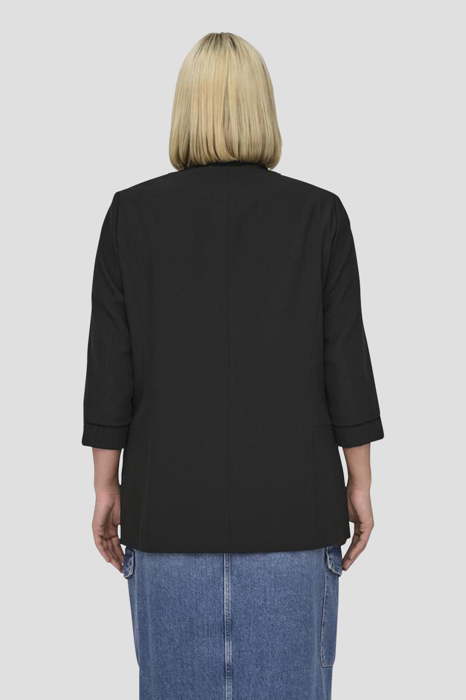 Zwarte blazer  van Only Carmakoma voor Dames