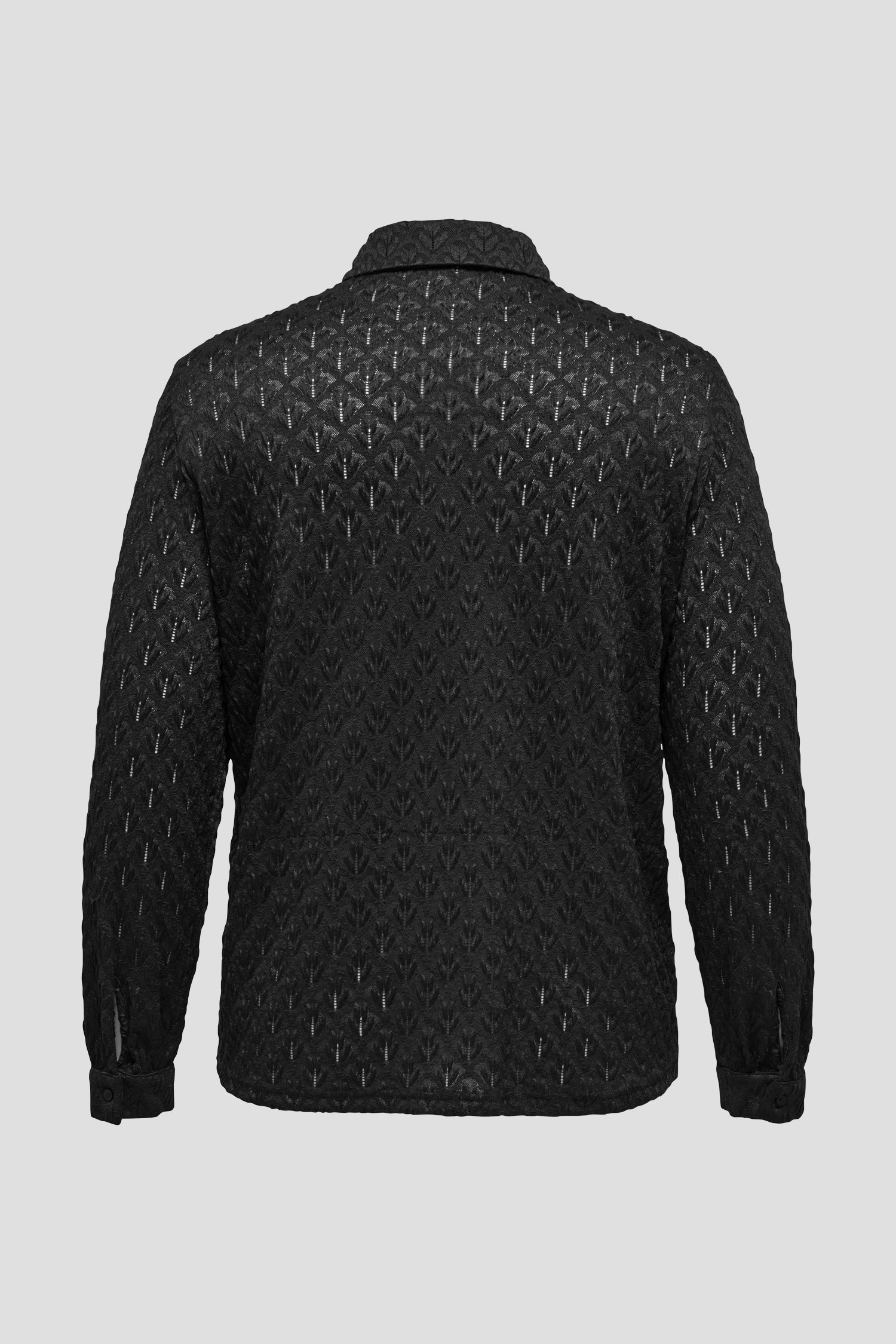 Productfoto 2 van Zwarte blouse met kantlook door ONLY Carmakoma voor Dames