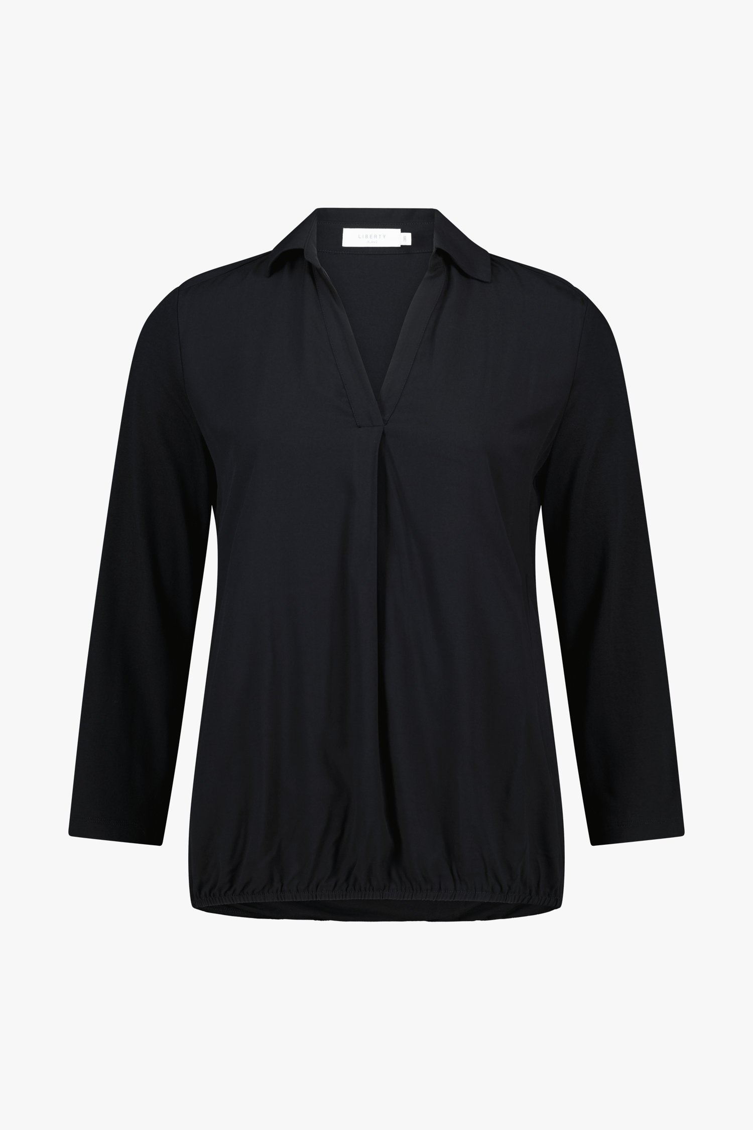 Zwarte blouse met lange mouwen van Liberty Island voor Dames