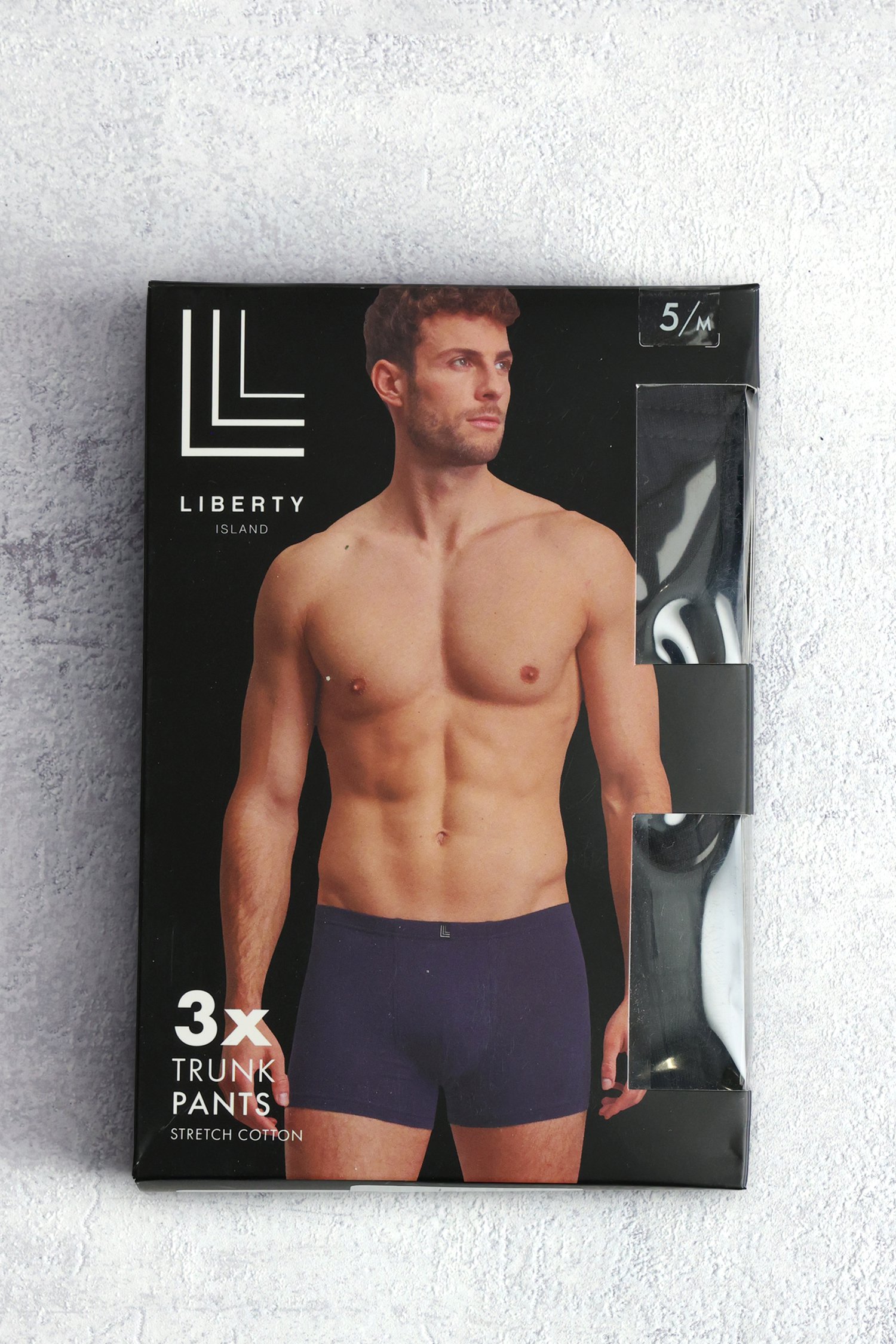 Productfoto 1 van Zwarte boxer - Trunk pants - Set van 3 door Liberty Island voor Heren