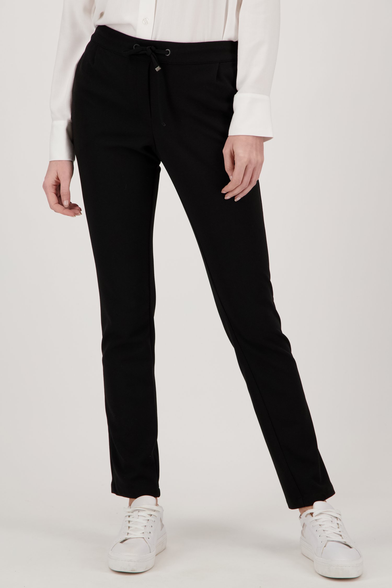 Contract keten Lounge Zwarte broek met elastische taille - slim fit van Liberty Island | 5890627  | e5
