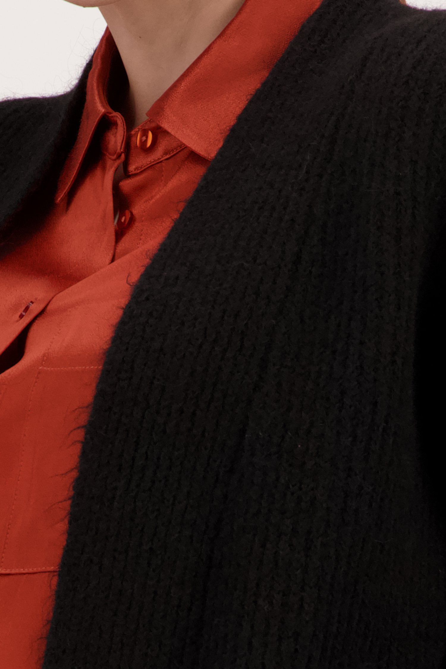 Zwarte cardigan  van D'Auvry voor Dames