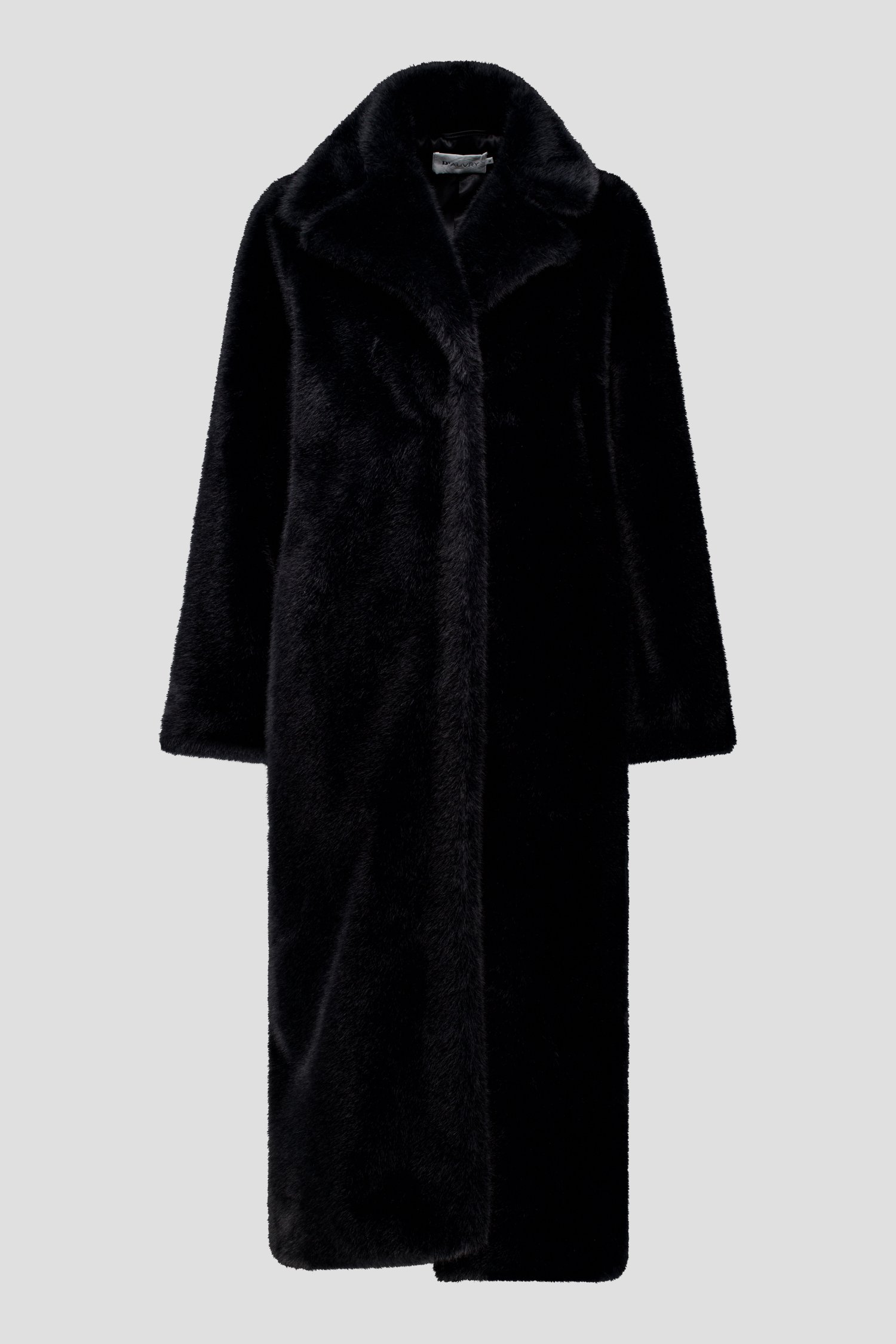 Productfoto 1 van Zwarte faux fur jas door D'Auvry voor Dames