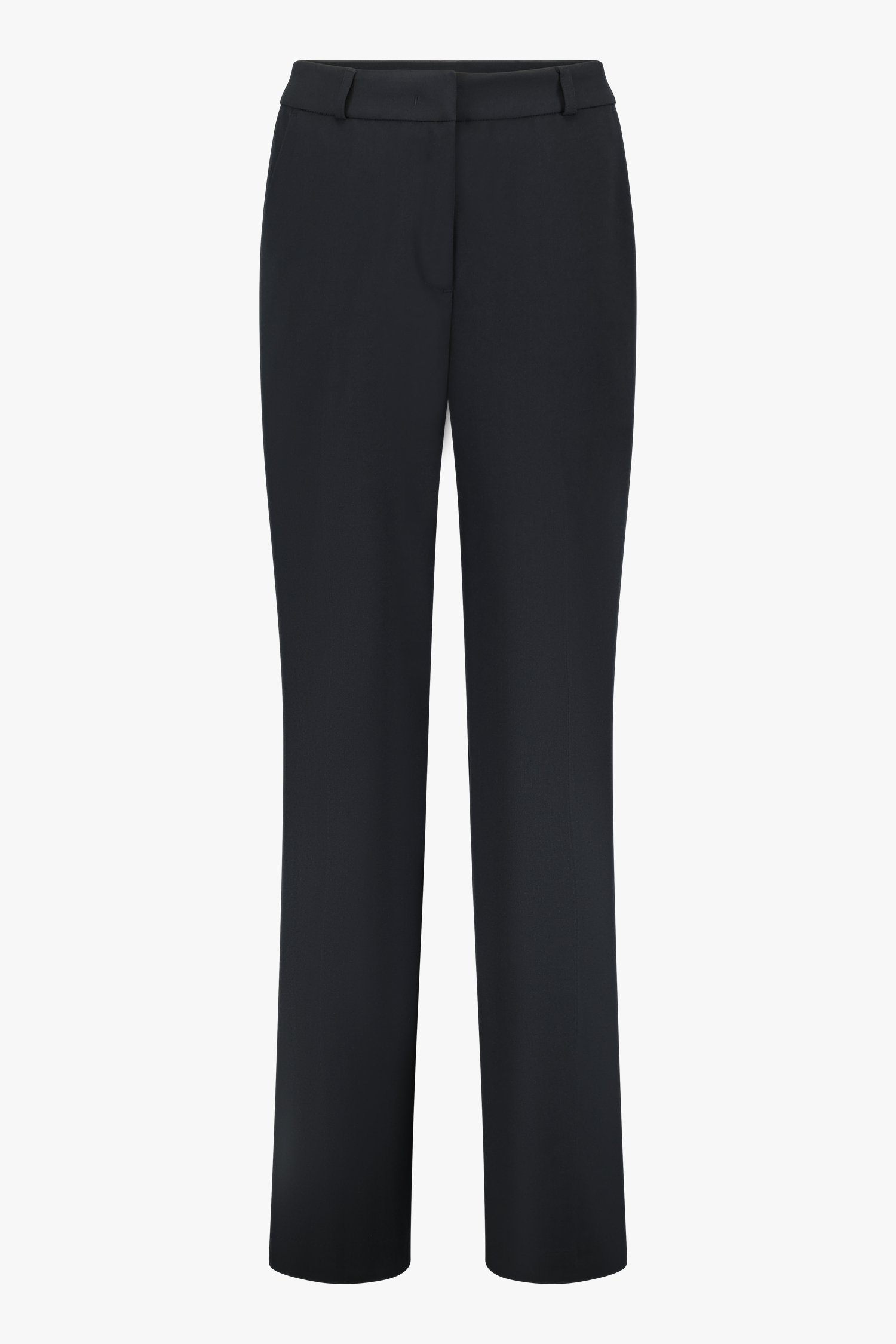 Zwarte geklede broek - straight fit van D'Auvry voor Dames