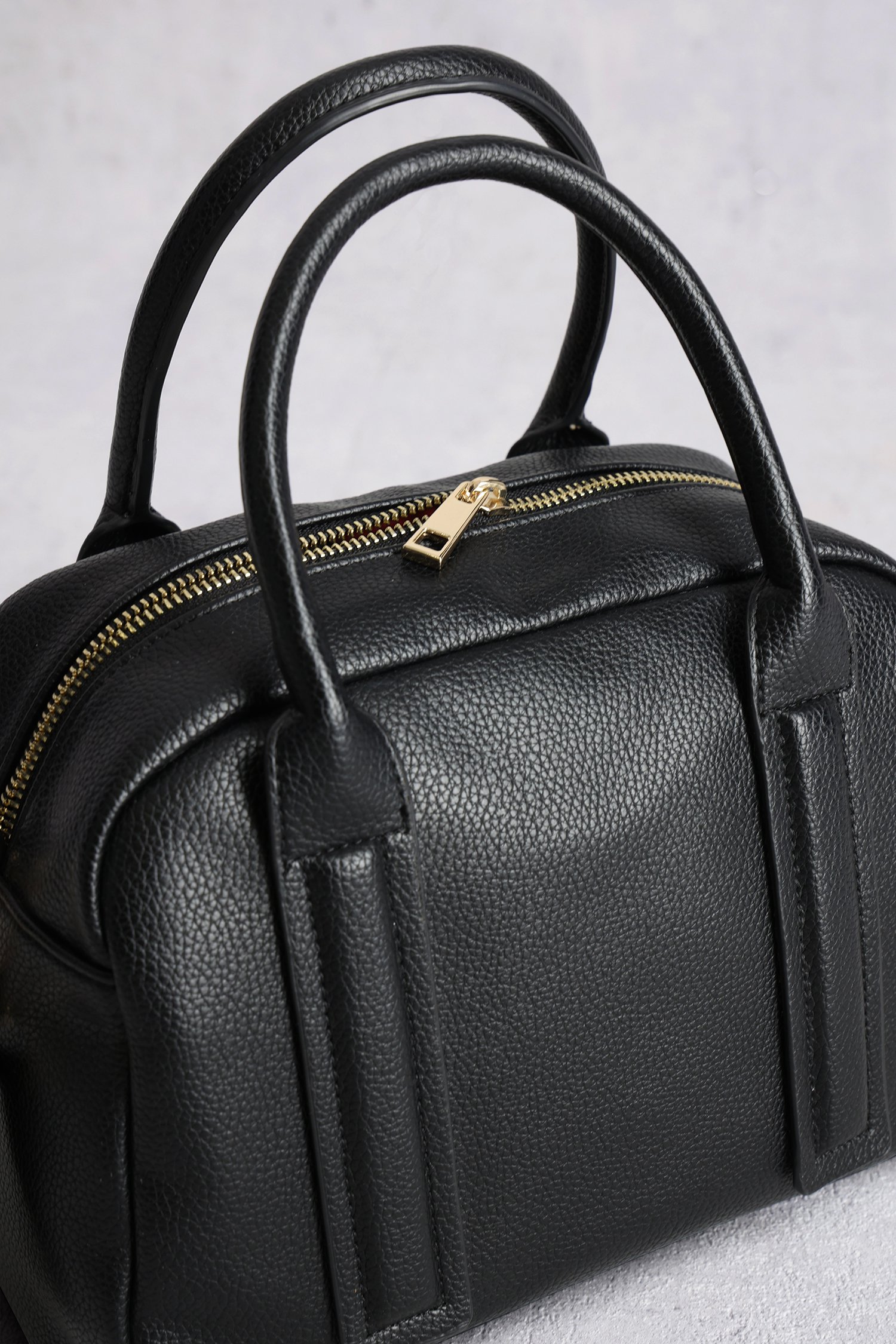 Detail van Zwarte handtas door Liberty Island voor Dames