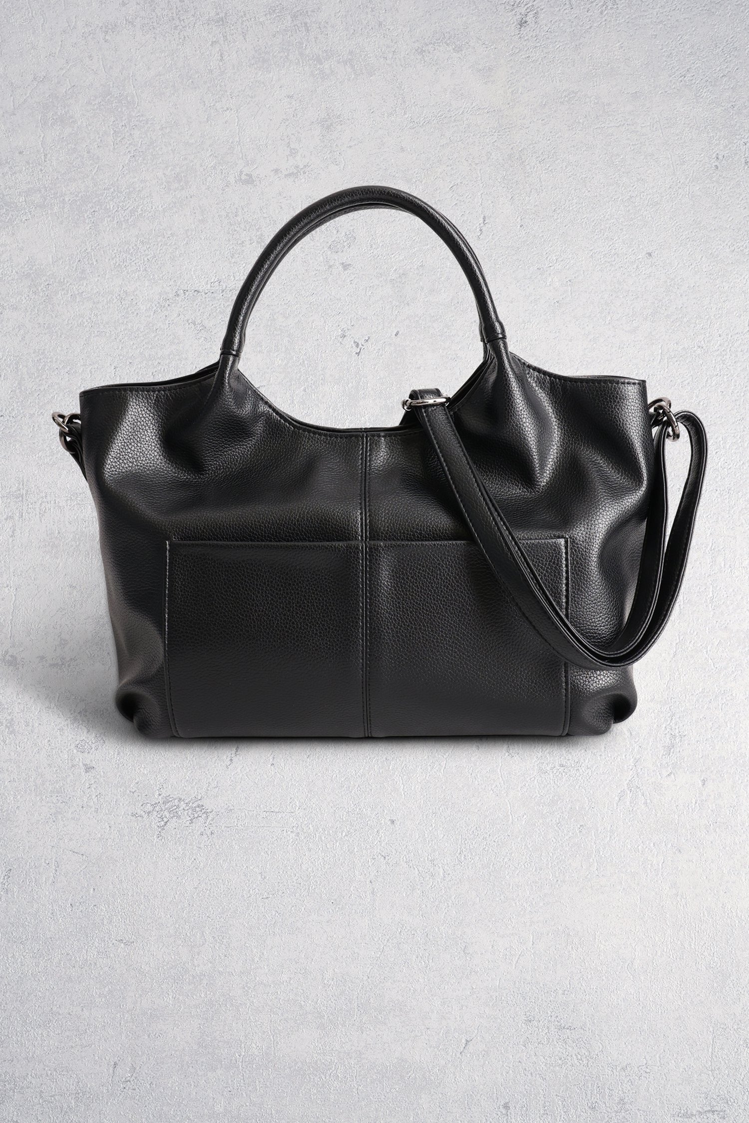 Voorkant van Zwarte handtas  door Liberty Island voor Dames