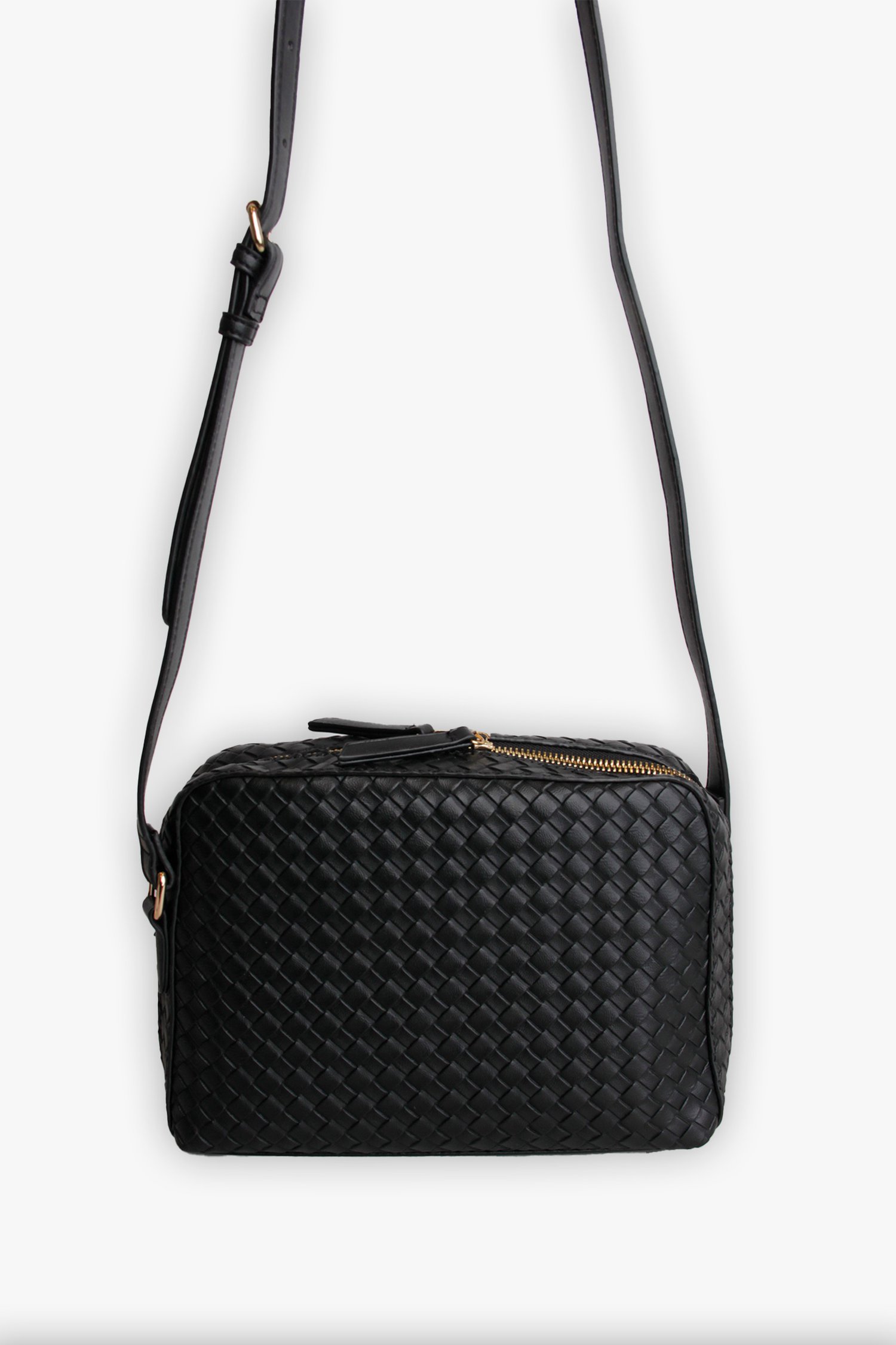 Zwarte handtas met motief van Modeno voor Dames
