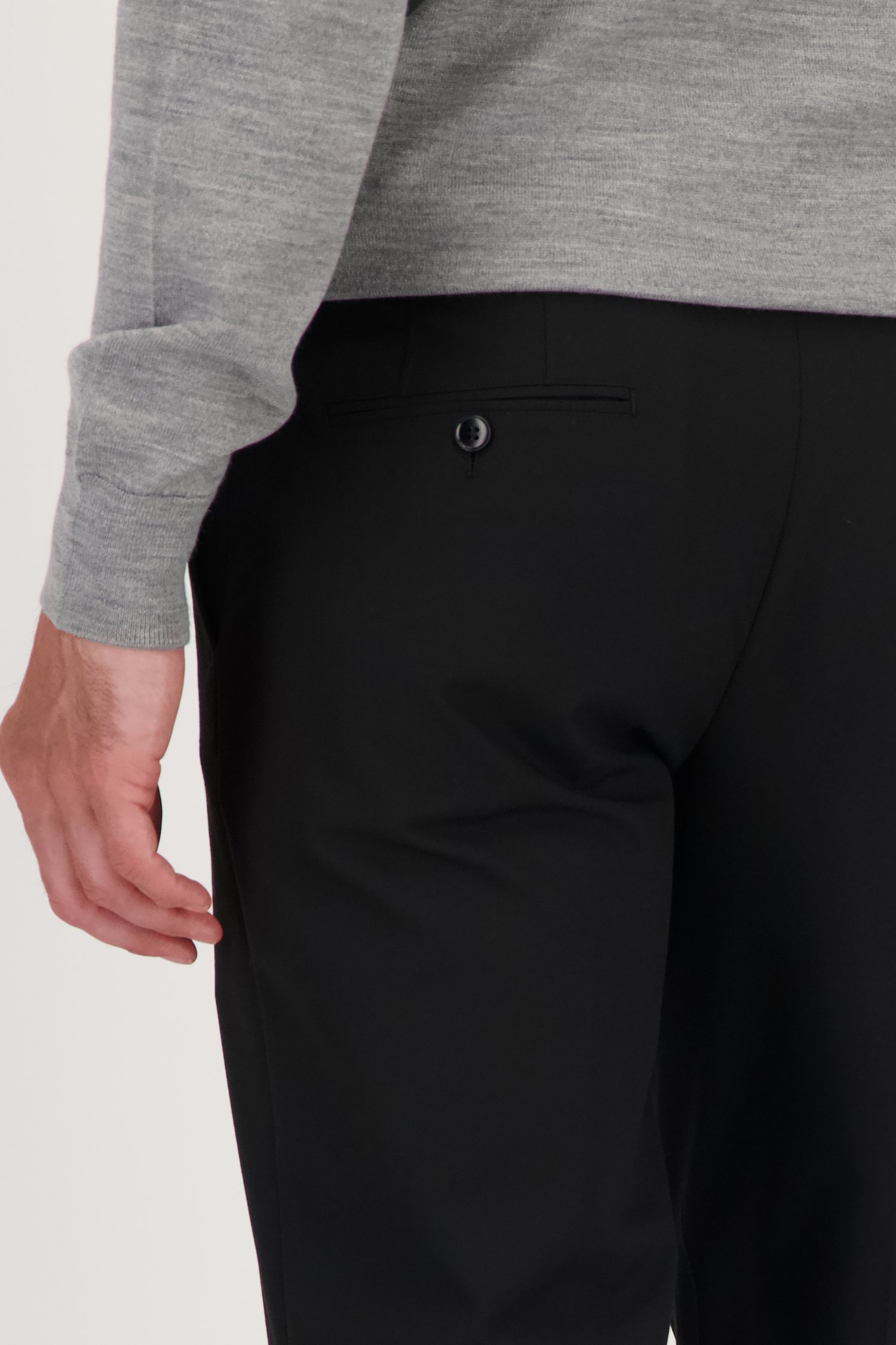 Zwarte kostuumbroek - Rock - Regular fit  van Dansaert Black voor Heren