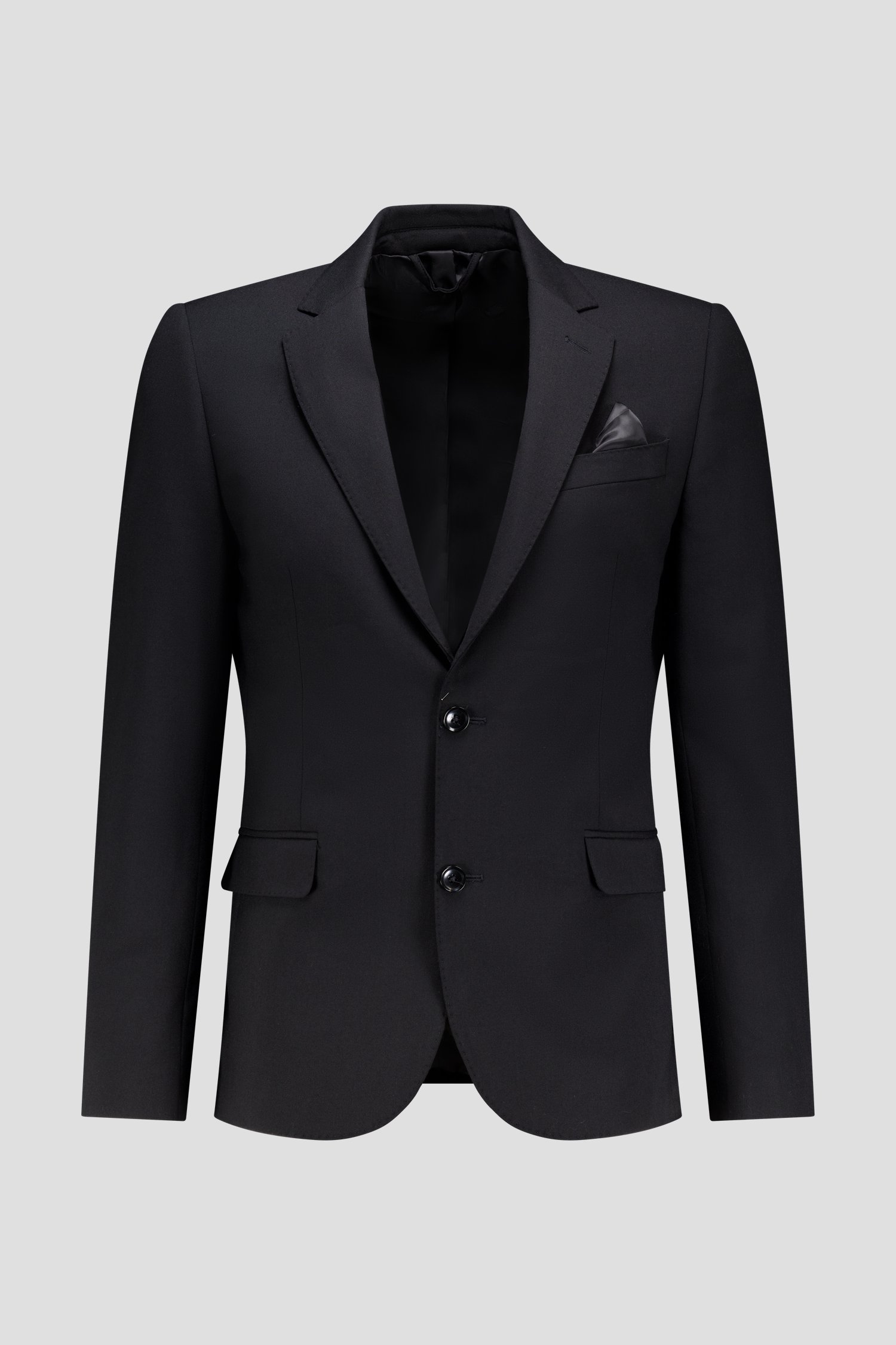 Productfoto 1 van Zwarte kostuumvest - Steinbeck - Slim fit door Dansaert Black voor Heren