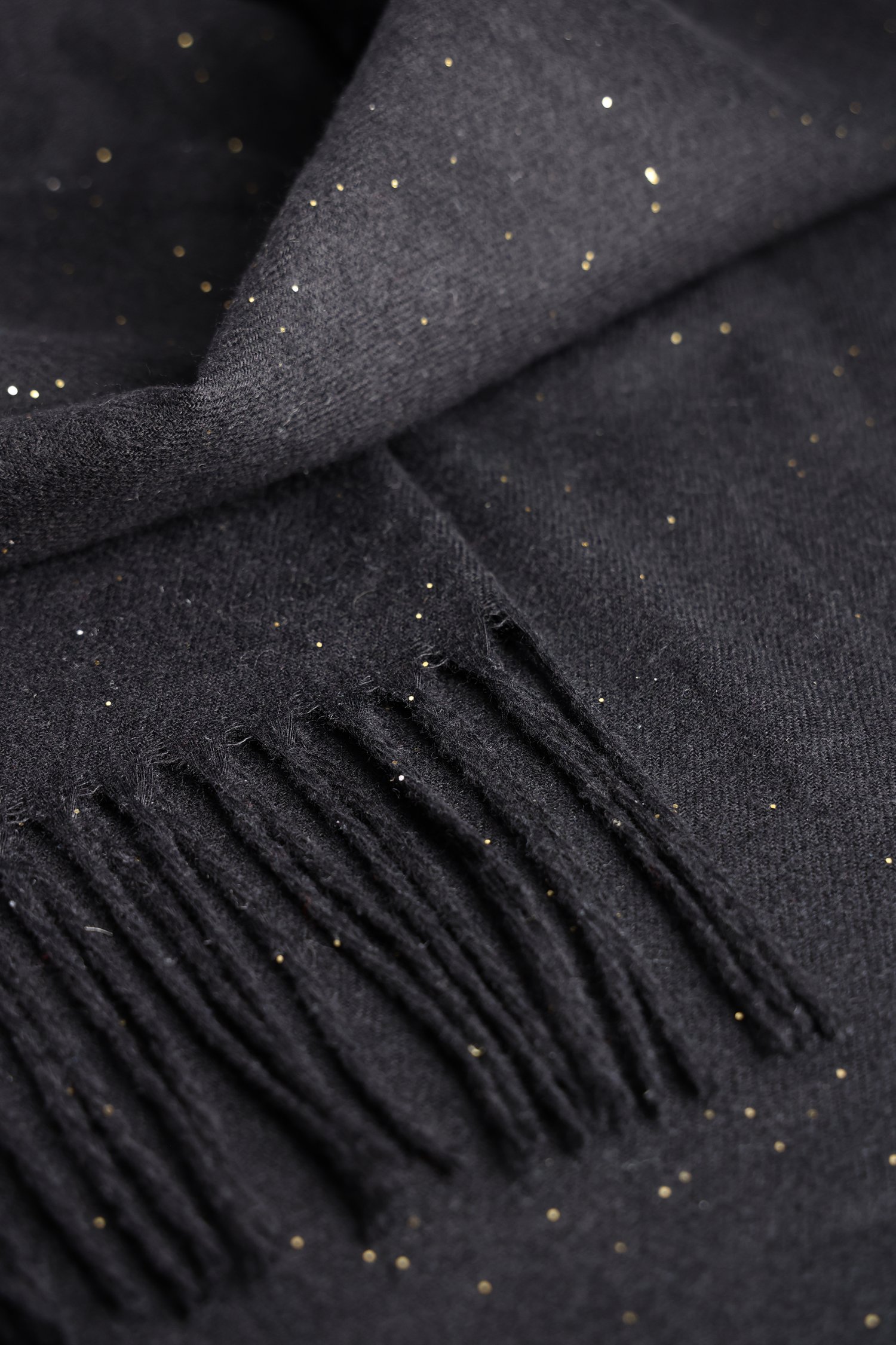 Productfoto 1 van Zwarte sjaal met glitters door Liberty Island voor Dames