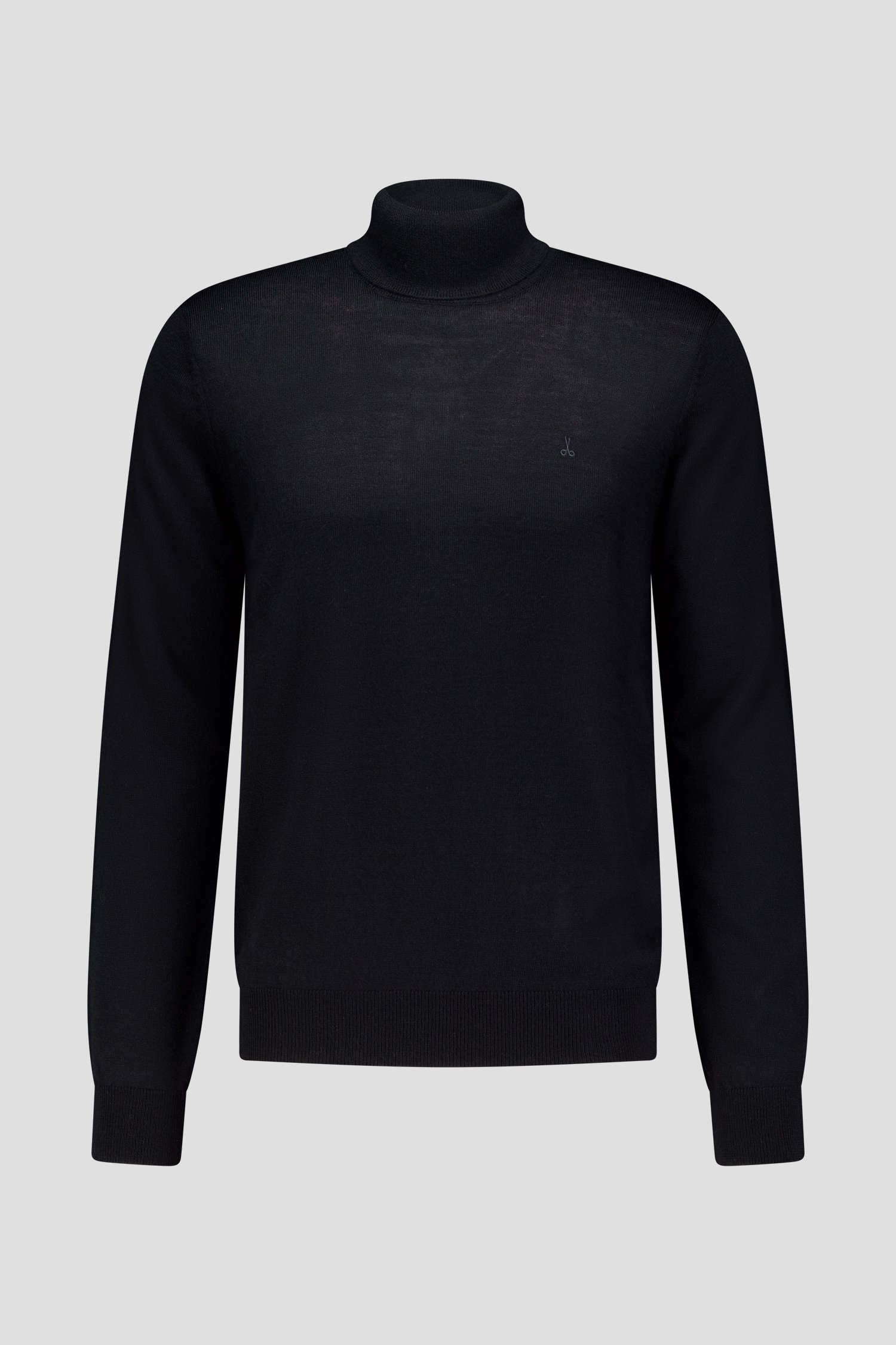 Productfoto 1 van Zwarte trui met rolkraag door Dansaert Black voor Heren