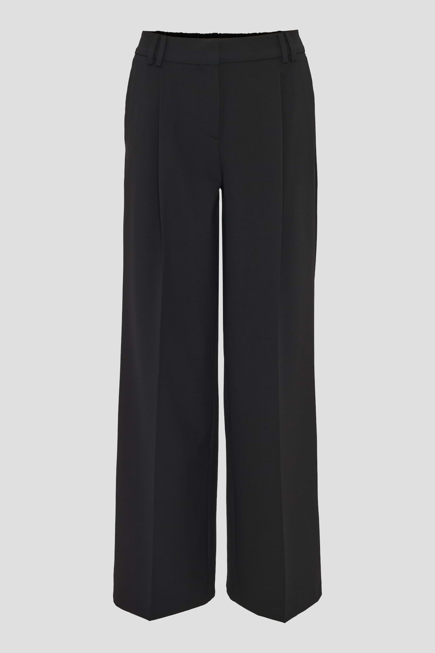 Zwarte wijde broek van Opus 7251354 Dames e5