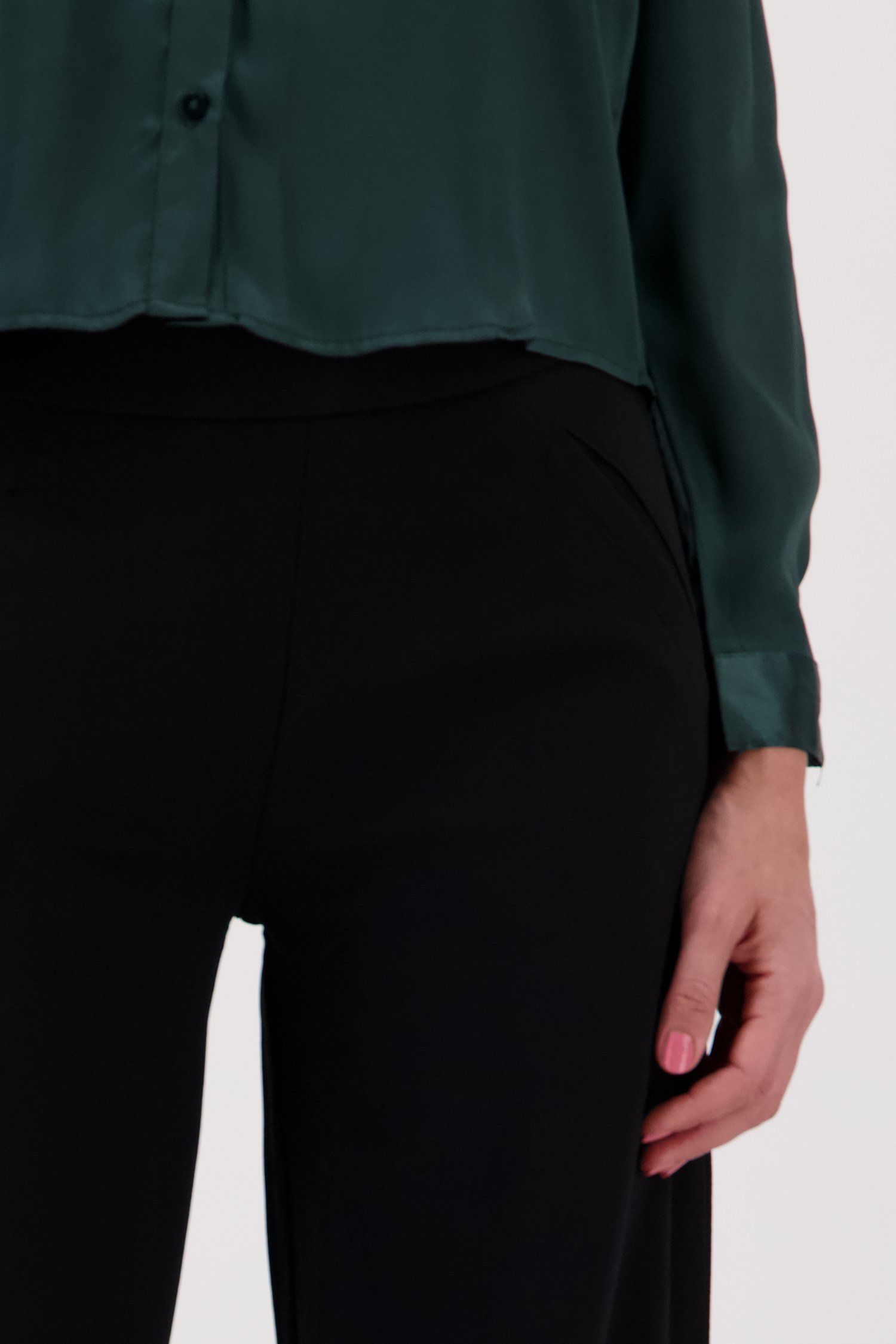 Zwarte wijde broek - wide leg van JDY voor Dames