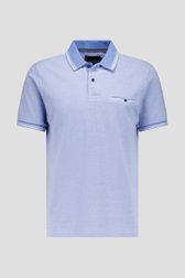 
Polo bleu clair mélangé avec poche poitrine de Dansaert Blue pour Hommes