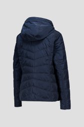 
Veste légère matelassée bleu marine avec capuche de Barbara Lebek pour Femmes