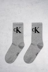2 paires de chaussettes grises - taille 35-38 de Calvin Klein pour Femmes
