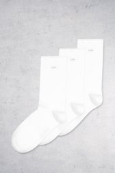 3 paar witte sokken - onz size van Calvin Klein voor Dames