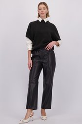 Video van Antracietgrijze broek met lederlook door D'Auvry voor Dames