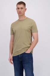 Video van Beige T-shirt met ronde hals door Liberty Island voor Heren