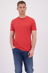 Vidéo de T-shirt rouge à col rond de Liberty Island pour Hommes