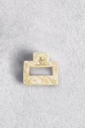 Le devant de Barrette carrée beige clair de AC by Annelien Coorevits pour Femmes