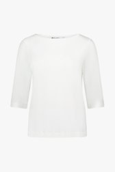 Basic wit T-shirt  van D'Auvry voor Dames