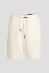 Productfoto 1 van Beige bermuda met elastische taille door Ravøtt voor Heren