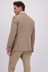 Achterkant van Beige blazer - Regular fit door Dansaert Blue voor Heren