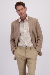 Voorkant van Beige blazer - Regular fit door Dansaert Blue voor Heren