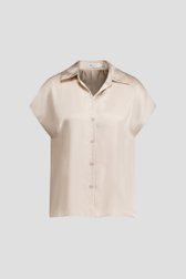 Productfoto 1 van Beige blouse in glansstof door D'Auvry voor Dames