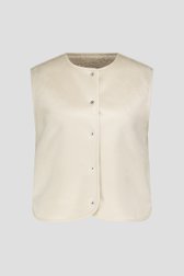 Productfoto 3 van Beige bodywarmer - Omkeerbaar door Libelle voor Dames