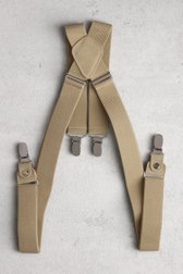 Voorkant van Beige bretellen door Liberty Island voor Heren