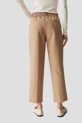Extra foto 2 van Beige-bruine broek met vouw door Opus voor Dames