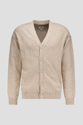 Productfoto 1 van Beige cardigan met knopen door Casual Five voor Heren